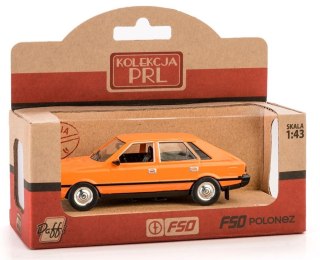 Pojazd prl fso polonez - pomarańczowy
