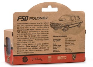 Pojazd prl fso polonez - pomarańczowy