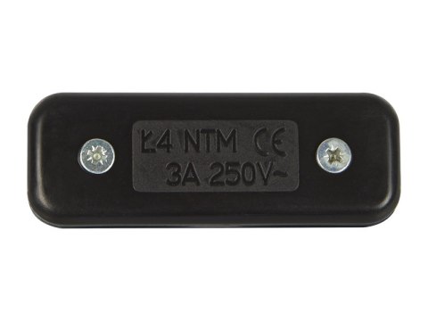 9787# Przełącznik przelotowy duży czarn 3a250v