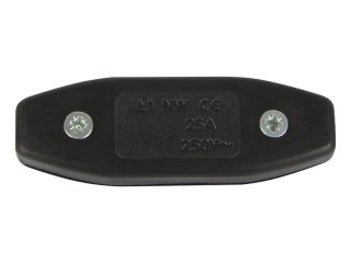 9979# Przełącznik przelotowy czarny 2,5a 250v montaż przemysłowy