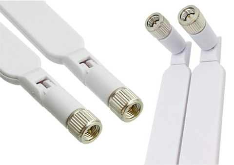 AK115B 2 x antena router lte sma biała