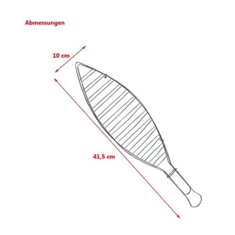Ruszt do pieczenia ryb 41cm Master Grill MG147