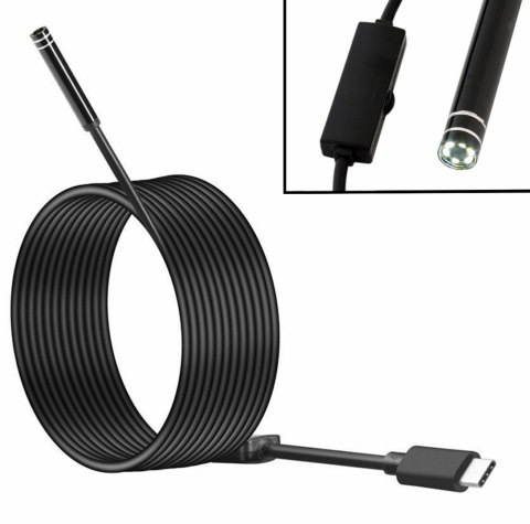 AK252B Endoskop kamera 5,5mm usb-c 5m