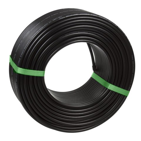 Kabel przewód koncentryczny antenowy/satelitarny Maclean, żelowany, ziemny, zewnętrzny, RG6, 75Ohm, 100M, MCTV-477