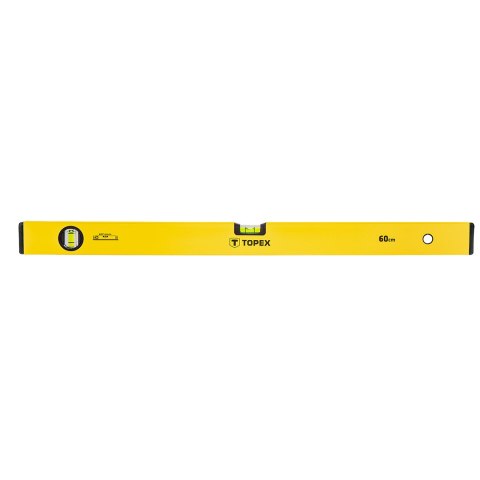 Poziomnica aluminiowa typ 500, 60 cm, 2 libelle