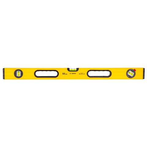 Poziomnica aluminiowa typ 600, 60 cm, 3 libelle
