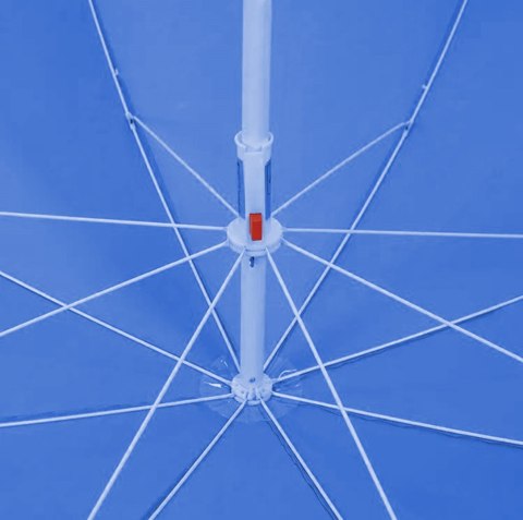 AG228B Parasol ogrodowy plażowy nieb