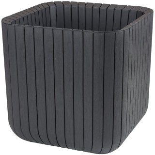 Doniczka Keter Cube Wood Planter S antracyt
