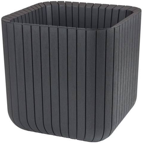 Doniczka Keter Cube Wood Planter S antracyt