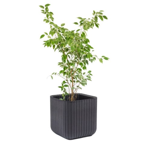 Doniczka Keter Cube Wood Planter S antracyt