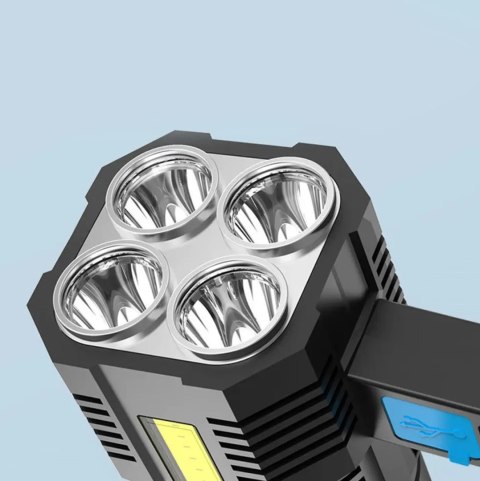 ZD102 Latarka wielofunkcyjna 5 x led