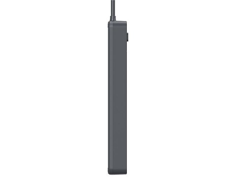 Listwa zasilająca antyprzepięciowa TRACER Power Line+ 1,8 m Graphite (5 gniazd)