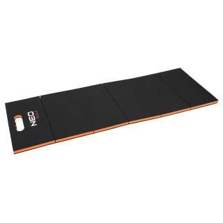 Składana mata do pracy pod samochodem, 1200 x 400 x 23 mm; 3 warstwy
