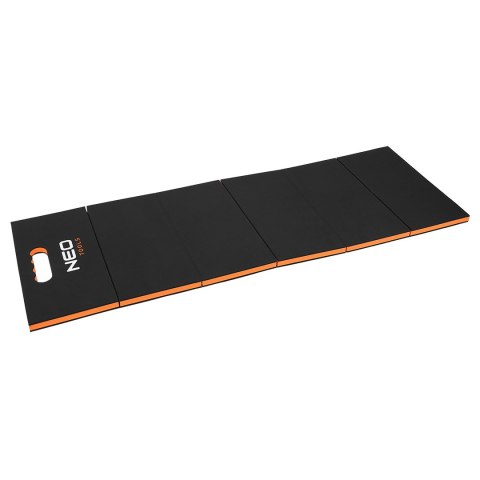 Składana mata do pracy pod samochodem, 1200 x 400 x 23 mm; 3 warstwy