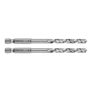Wiertło do metalu Hex 6,0 mm, 2 szt.