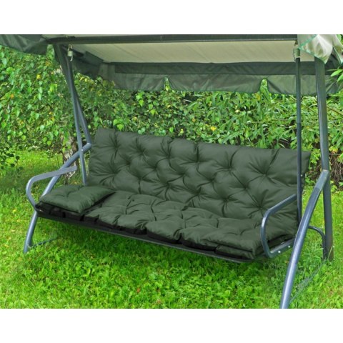 ZESTAW OGRODOWY 150x60x50CM + 2 PODUSZKI 42X42 CM ZIELONY