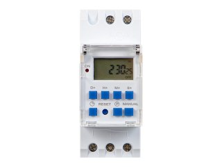 72-103# Programator czasowy na szynę din tygodniowy cyfrowy 16a