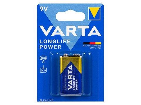 82-670# Bateria alkaliczna 9v 6lp3146 varta longlife power blister