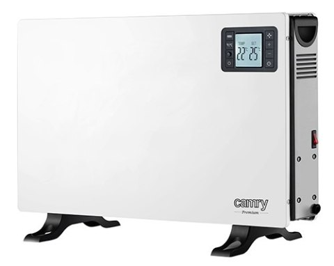CR 7739 white Grzejnik konwektorowy lcd z pilotem
