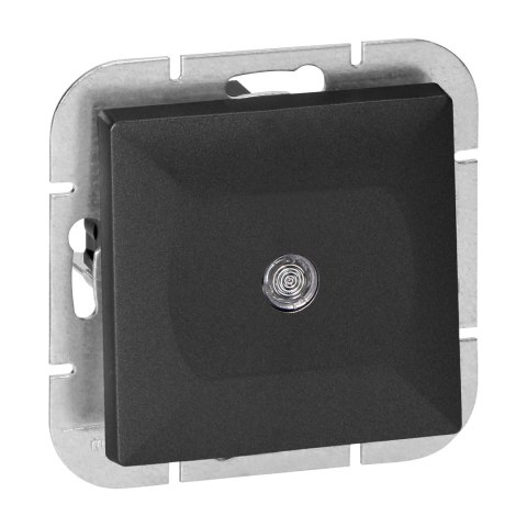 Łącznik schodowy p/t z podświeleniem Pearl, 10A, 250V, WP-5P/S, czarny
