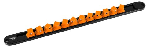 Uchwyty na nasadki 1/4", 3/8", 1/2" - zestaw 6 szt.