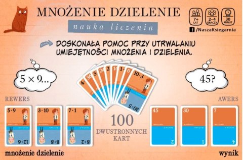 Gra mnożenie dzielenie. nauka liczenia