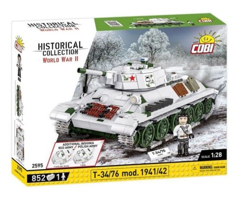 Klocki czołg t34-76 model 1941-42 852 elementów