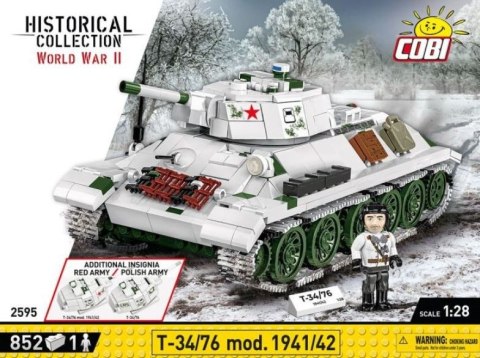 Klocki czołg t34-76 model 1941-42 852 elementów
