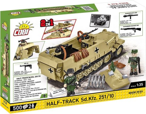 Klocki half-truck sd.kfz.251 500 klocków