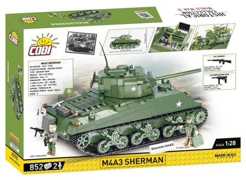Klocki historical collection wwii m4a3 838 elementów