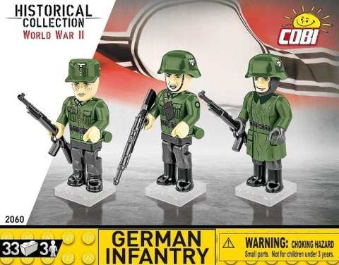 Klocki niemiecka piechota - zestaw 3 figurek