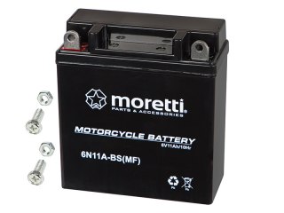 82-360# Akumulator motocyklowy 6v 11ah 6n11a-4b moretti