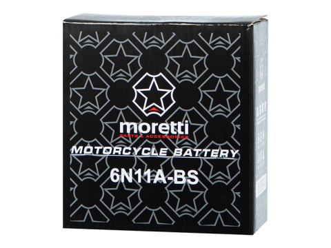 82-360# Akumulator motocyklowy 6v 11ah 6n11a-4b moretti