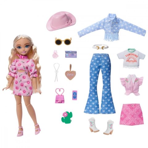 Lalka barbie dream besties malibu festiwalowe stylizacje