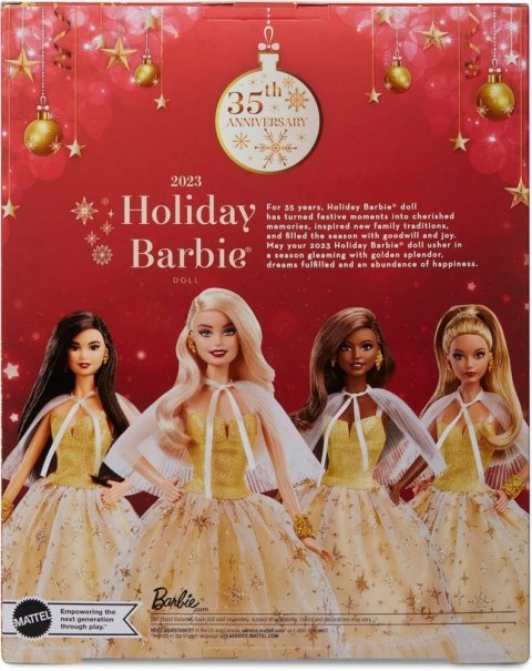 Lalka barbie signature z blond włosami