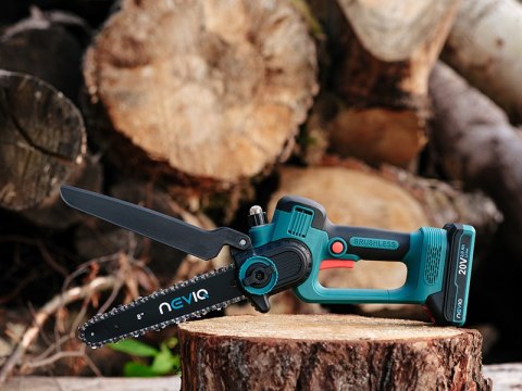 Piła łańcuchowa akumulatorowa NEVIQ 8"(LX8303) (silnik bezszczotkowy)