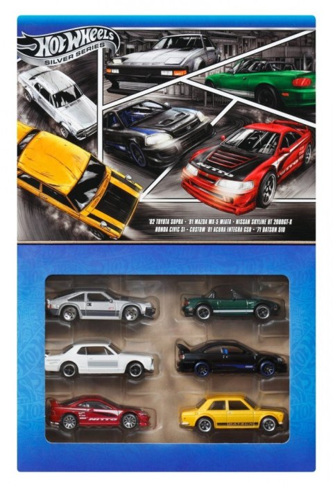 Samochody streets of japan 1:64 6-pak