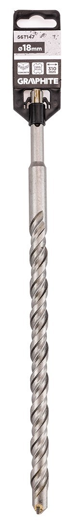 Wiertło do betonu SDS Plus z podwójną spiralą 18 x 310 mm