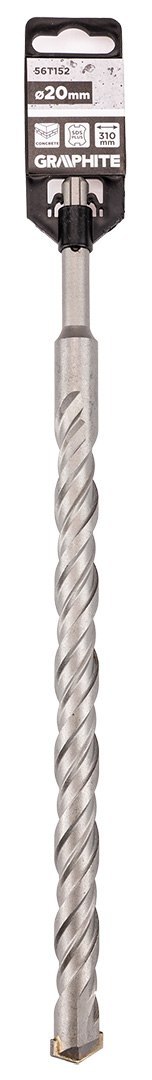Wiertło do betonu SDS Plus z podwójną spiralą 20 x 310 mm