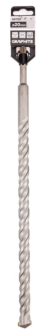 Wiertło do betonu SDS Plus z podwójną spiralą 20 x 400 mm