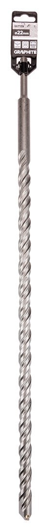 Wiertło do betonu SDS Plus z podwójną spiralą 22 x 600 mm