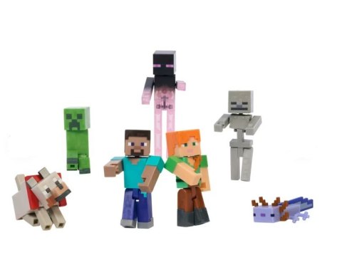 Zestaw figurek minecraft world builders
