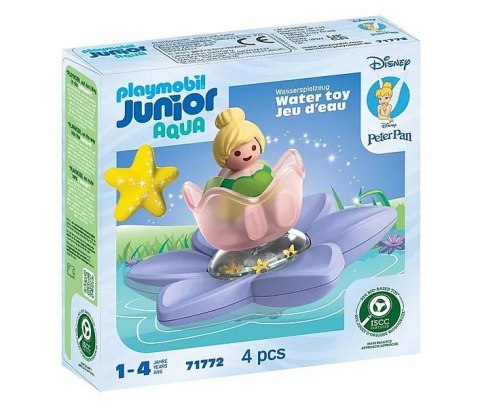 Zestaw z figurką junior & disney: dzwoneczek i magiczny kwiat do pływania
