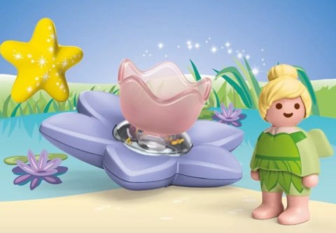 Zestaw z figurką junior & disney: dzwoneczek i magiczny kwiat do pływania