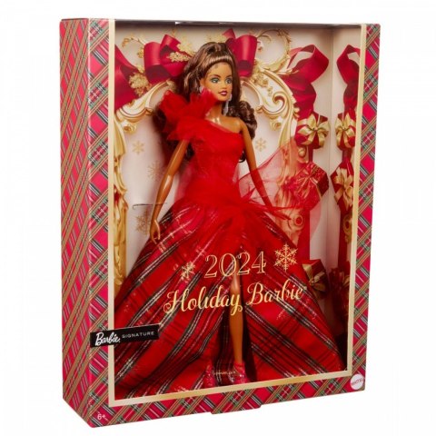 Lalka barbie holiday brunetka