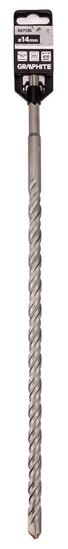 Wiertło do betonu SDS Plus z podwójną spiralą 14 x 410 mm