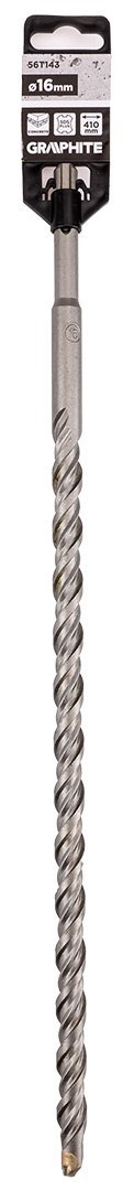 Wiertło do betonu SDS Plus z podwójną spiralą 16 x 410 mm