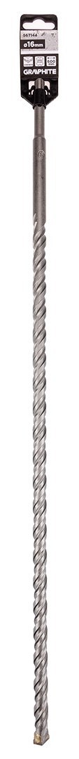 Wiertło do betonu SDS Plus z podwójną spiralą 16 x 600 mm