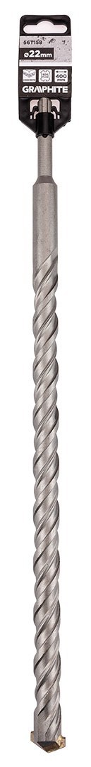 Wiertło do betonu SDS Plus z podwójną spiralą 22 x 400 mm
