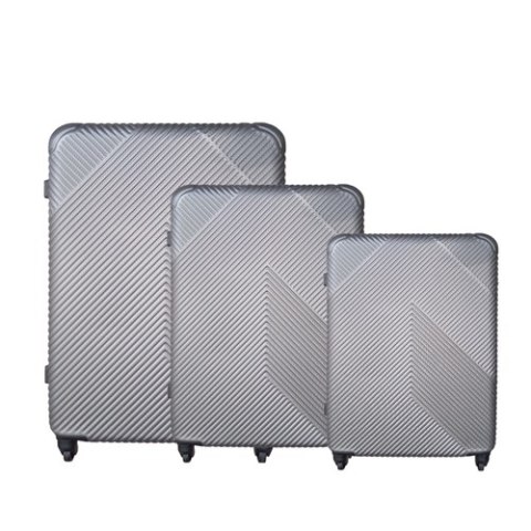 Zestaw walizek 3w1- szare Trizand 26662